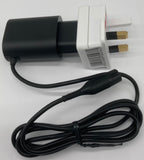 Braun charging lead complete with UK shaver adaptor. (C)