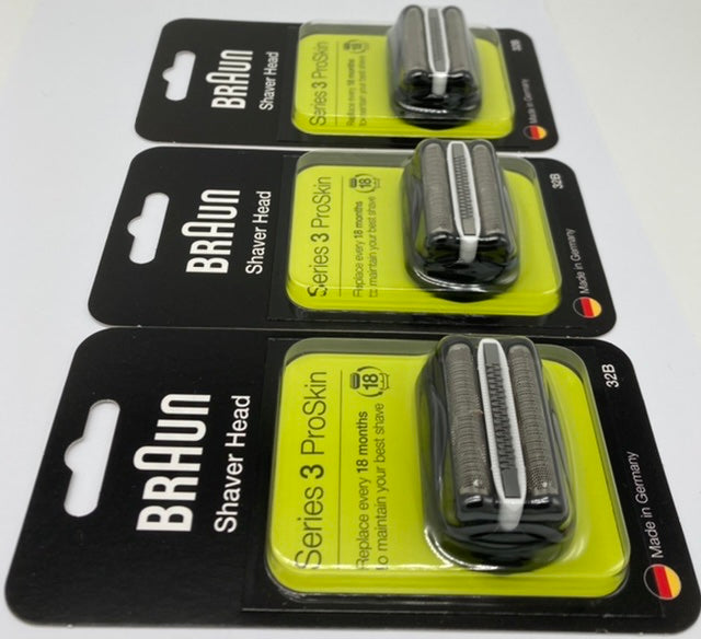 Braun Shaver Head Series 3 ProSkin 32B Cassette #90806865 NEW PACKAGE