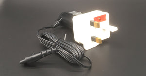 Remington charger lead to fit model F6000 complete with UK shaver adaptor.