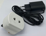Braun European charging lead complete with shaver adaptor to fit models listed. (J)