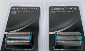 REMINGTON FOIL AND CUTTER CASSETTE TO FIT THE F6000, TWO SETS. ALSO FITS F5000, F4000 SHAVER MODELS (F6000 PACKAGING.)
