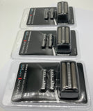 Three sets of Remington Foil and Cutters to fit the Capture Cut shaver range XF8505, XF8705, XF8707