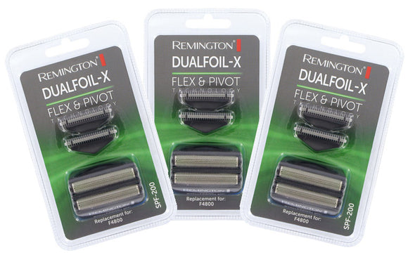 Remington F4800 foil and cutter sets (five sets) STAR BUY! Also fits F555 & F505 models.