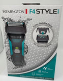 Remington F4 Style Series F4000 Men’s rechargeable Shaver plus a spare foil and cutter cassette.