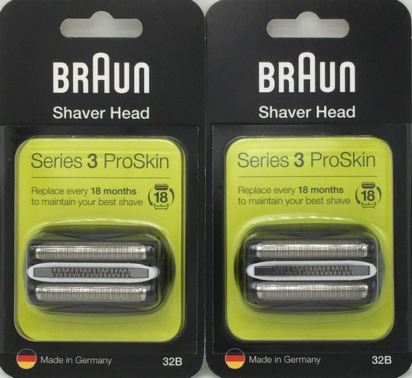 Braun (32B) Series 3, Foil and cutter cassette by 2 – Advantage